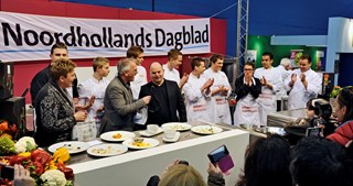 Met burgemeester Marian Goldschmeding en jurylid Patrick vd Kroft. Foto John Oud