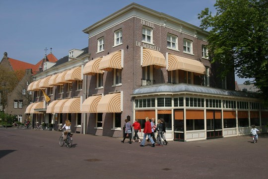 Hotel De Wereld in Wageningen (foto Jan Vriend) 