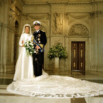 huwelijksportret-prins-van-oranje-en-prinses-maxima-2002