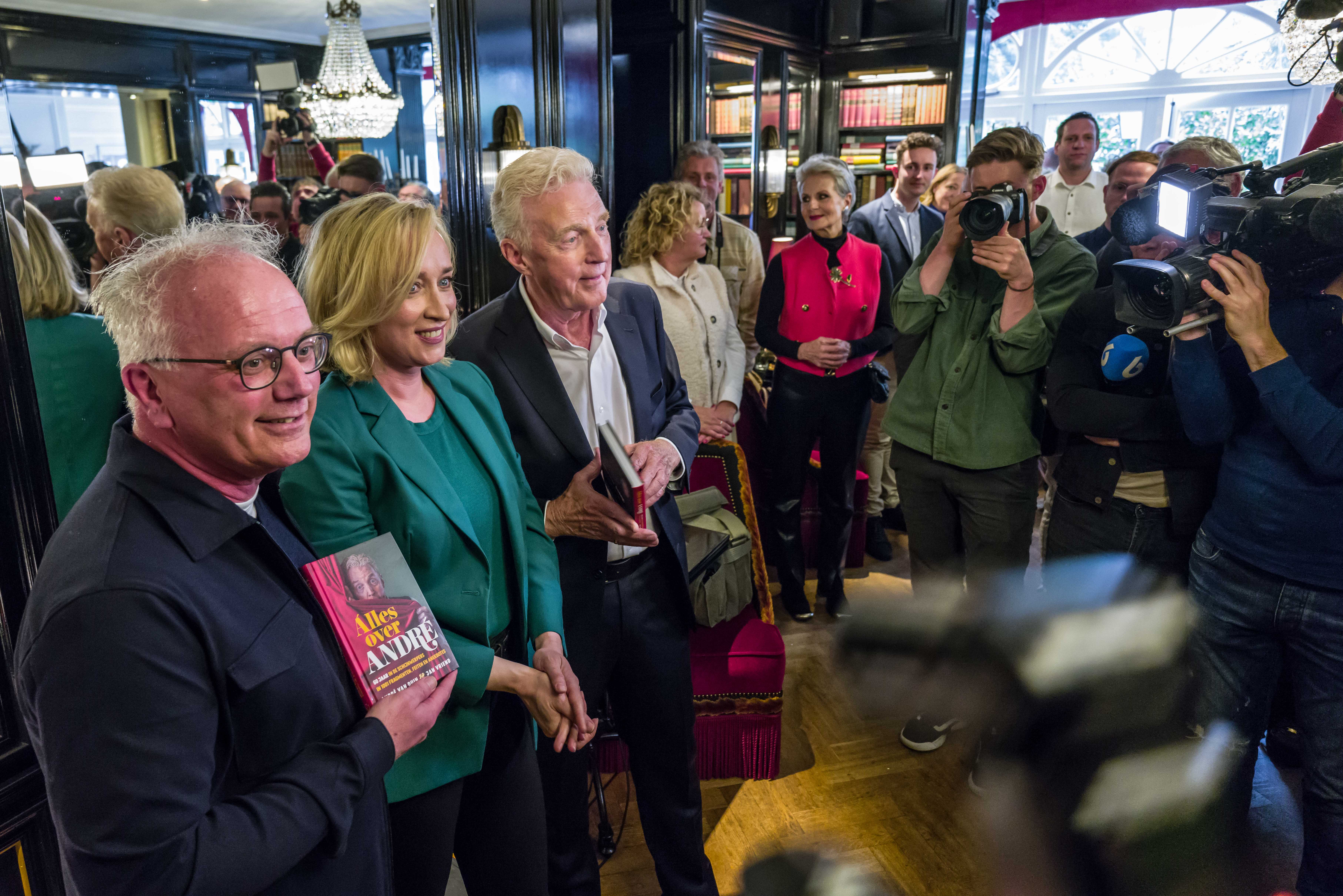 Boekpresentatie met André van Duin en Eva Jinek